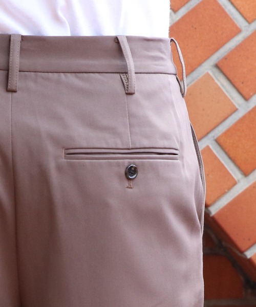 ８(eight)（エイト）の「センタープレスフレアスラックス（スラックス・メンズ・アッシュブラウン/ダークネイビー・マルチサイズ）」の14枚目の写真