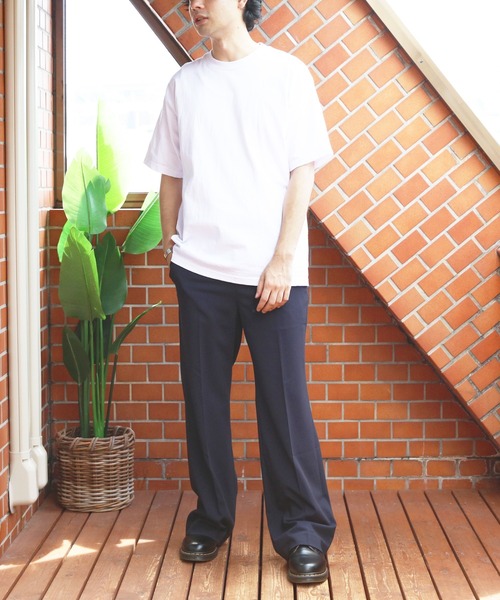 ８(eight)（エイト）の「センタープレスフレアスラックス（スラックス・メンズ・アッシュブラウン/ダークネイビー・マルチサイズ）」の5枚目の写真