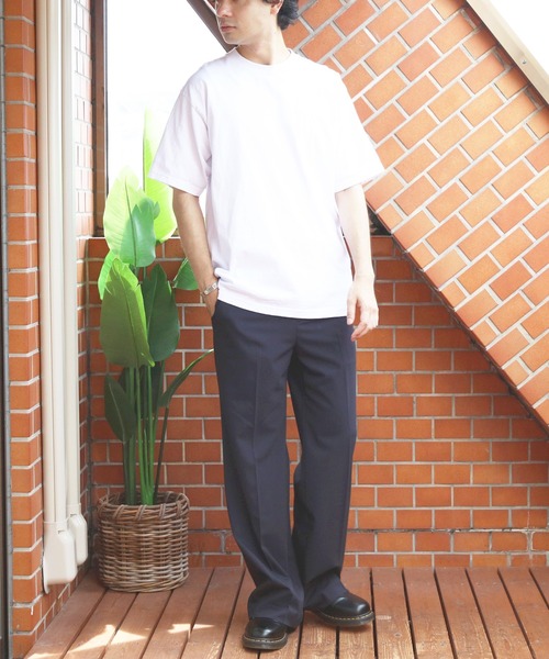 ８(eight)（エイト）の「センタープレスフレアスラックス（スラックス・メンズ・アッシュブラウン/ダークネイビー・マルチサイズ）」の7枚目の写真