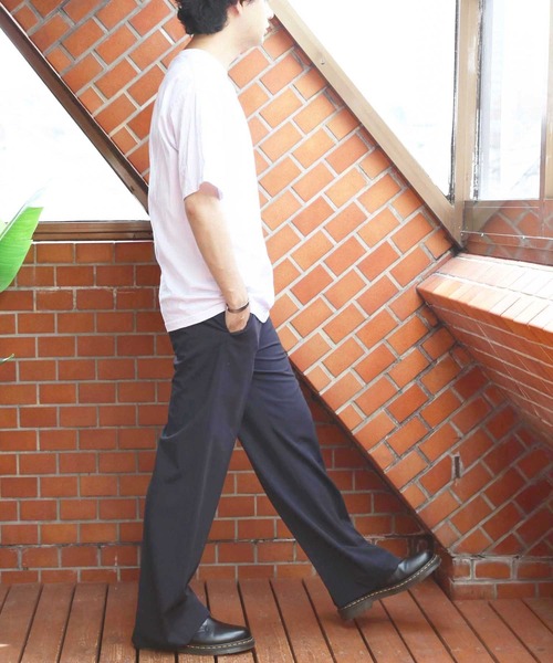 ８(eight)（エイト）の「センタープレスフレアスラックス（スラックス・メンズ・アッシュブラウン/ダークネイビー・マルチサイズ）」の10枚目の写真