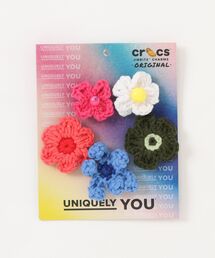 crocs（クロックス）の「クロックス クロシェットフローラルミックス 5 パック/　Crochet Floral Mix 5 Pack（シューズアクセサリー・キッズ）」