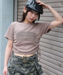 WEGO | WEGO/【25年春夏新作】スプレーロゴドロストちびT(Tシャツ/カットソー)