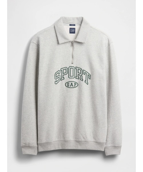 GAP(ギャップ)の「ヴィンテージソフト GAPロゴ 1/4ジップアップ プルオーバー(スウェット・メンズ・グレー/レッド系その他/ブラウン/ブラック・XS/S/M/L/XL)」の13枚目の写真