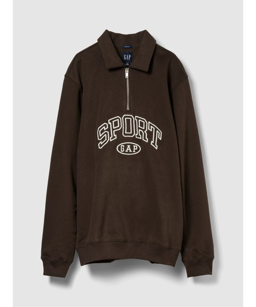 GAP(ギャップ)の「ヴィンテージソフト GAPロゴ 1/4ジップアップ プルオーバー(スウェット・メンズ・グレー/レッド系その他/ブラウン/ブラック・XS/S/M/L/XL)」の21枚目の写真