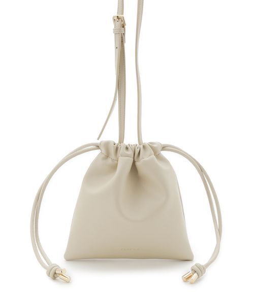 FRAY I.D（フレイアイディー）の「ドロストポーチバッグ（ショルダーバッグ・レディース・アイボリー・F）」の3枚目の写真