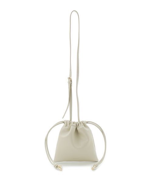 FRAY I.D（フレイアイディー）の「ドロストポーチバッグ（ショルダーバッグ・レディース・アイボリー・F）」の10枚目の写真