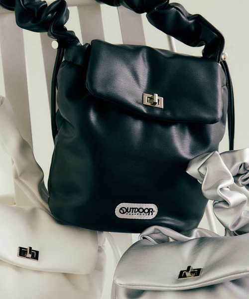 OUTDOOR PRODUCTS（アウトドアプロダクツ）の「新色追加【OUTDOOR PRODUCTS】VIS別注ドロストミニショルダーバッグ（ショルダーバッグ・レディース・キナリ/ブラック/ピンク系その他2/ブラウン系その他/シルバー/オフホワイト/ブラック系その他・FREE）」の4枚目の写真
