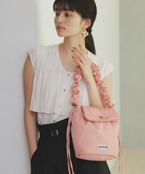 OUTDOOR PRODUCTS(アウトドアプロダクツ)の「WEB限定追加【OUTDOOR PRODUCTS】VIS別注ドロストミニショルダーバッグ(ショルダーバッグ・レディース・キナリ/ブラック/ピンク系その他2/ブラウン系その他・FREE)」の7枚目の写真