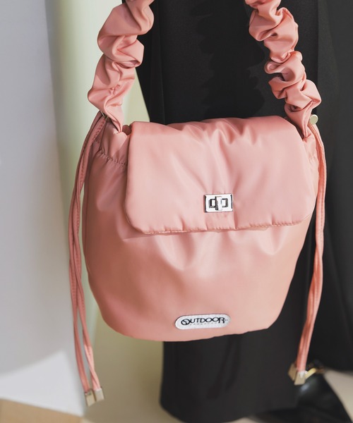 OUTDOOR PRODUCTS(アウトドアプロダクツ)の「WEB限定追加【OUTDOOR PRODUCTS】VIS別注ドロストミニショルダーバッグ(ショルダーバッグ・レディース・キナリ/ブラック/ピンク系その他2/ブラウン系その他・FREE)」の8枚目の写真