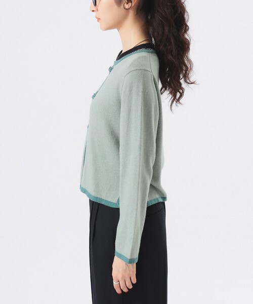 BEAMS BOY（ビームスボーイ）の「12ゲージ チャイナ トリム カーディガン（カーディガン/ボレロ・レディース・ブルー系その他/レッド系その他/チャコールグレー・2/1）」の20枚目の写真