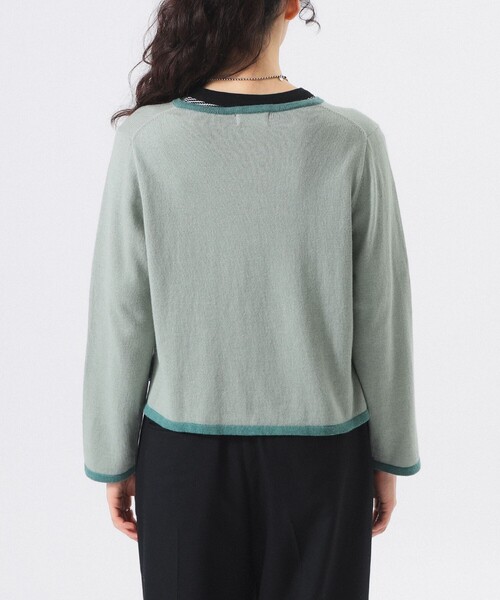 BEAMS BOY（ビームスボーイ）の「12ゲージ チャイナ トリム カーディガン（カーディガン/ボレロ・レディース・ブルー系その他/レッド系その他/チャコールグレー・2/1）」の21枚目の写真