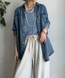 DouDou | リヨセルデニムポケットシャツ(シャツ/ブラウス)