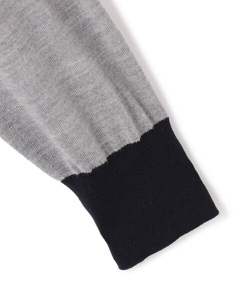 23区（ニジュウサンク）の「【洗える】サステナブルウール Vネック バイカラー カーディガン（カーディガン/ボレロ・レディース・ライトグレー系5/ネイビー系5・38）」の11枚目の写真