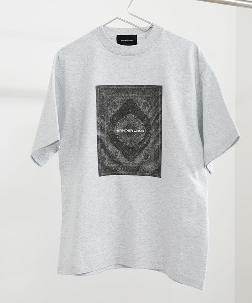 BASIS(ベイシス)の「SANDER LAND 7.1oz オープンエンド Rug ラギットTシャツ(Tシャツ/カットソー・メンズ・アッシュグレー・SMALL/MEDIUM/LARGE/X-LARGE)」の1枚目の写真