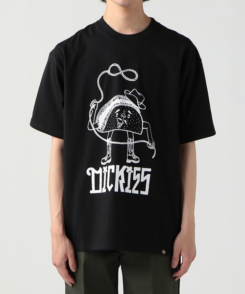 Dickies(ディッキーズ)の「Dickies/ディッキーズ DickiesxESOW 半袖Tシャツ(tacos)(Tシャツ/カットソー・メンズ・ホワイト/ブラック/ブラウン・X-LARGE/LARGE/MEDIUM)」の2枚目の写真