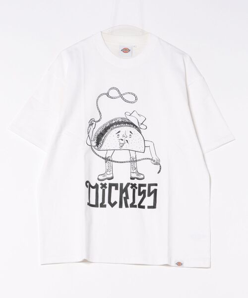 Dickies(ディッキーズ)の「Dickies/ディッキーズ DickiesxESOW 半袖Tシャツ(tacos)(Tシャツ/カットソー・メンズ・ホワイト/ブラック/ブラウン・X-LARGE/LARGE/MEDIUM)」の5枚目の写真