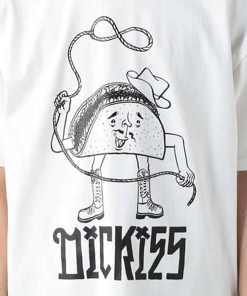 Dickies(ディッキーズ)の「Dickies/ディッキーズ DickiesxESOW 半袖Tシャツ(tacos)(Tシャツ/カットソー・メンズ・ホワイト/ブラック/ブラウン・X-LARGE/LARGE/MEDIUM)」の10枚目の写真