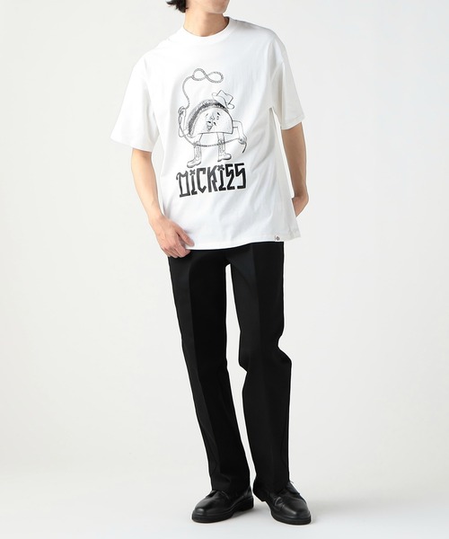 Dickies(ディッキーズ)の「Dickies/ディッキーズ DickiesxESOW 半袖Tシャツ(tacos)(Tシャツ/カットソー・メンズ・ホワイト/ブラック/ブラウン・X-LARGE/LARGE/MEDIUM)」の13枚目の写真