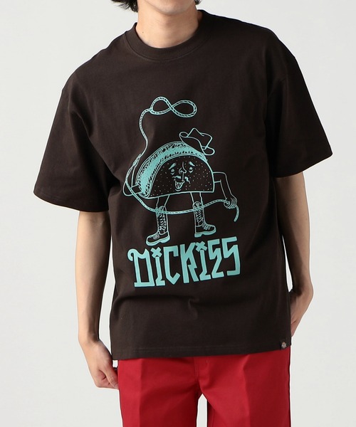 Dickies(ディッキーズ)の「Dickies/ディッキーズ DickiesxESOW 半袖Tシャツ(tacos)(Tシャツ/カットソー・メンズ・ホワイト/ブラック/ブラウン・X-LARGE/LARGE/MEDIUM)」の14枚目の写真