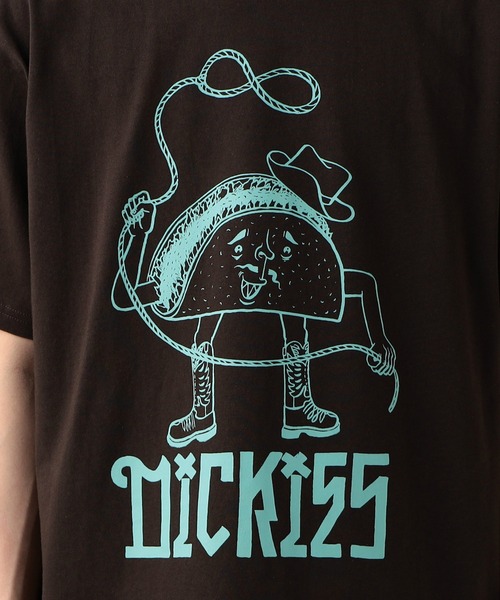 Dickies(ディッキーズ)の「Dickies/ディッキーズ DickiesxESOW 半袖Tシャツ(tacos)(Tシャツ/カットソー・メンズ・ホワイト/ブラック/ブラウン・X-LARGE/LARGE/MEDIUM)」の17枚目の写真