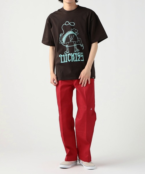Dickies(ディッキーズ)の「Dickies/ディッキーズ DickiesxESOW 半袖Tシャツ(tacos)(Tシャツ/カットソー・メンズ・ホワイト/ブラック/ブラウン・X-LARGE/LARGE/MEDIUM)」の19枚目の写真