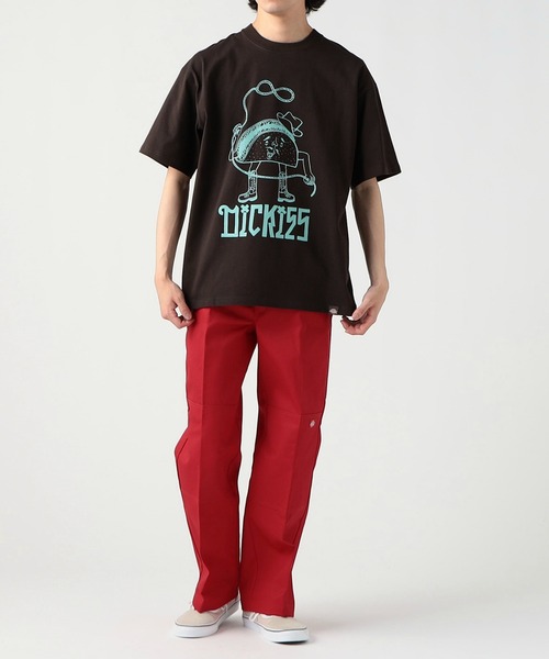 Dickies(ディッキーズ)の「Dickies/ディッキーズ DickiesxESOW 半袖Tシャツ(tacos)(Tシャツ/カットソー・メンズ・ホワイト/ブラック/ブラウン・X-LARGE/LARGE/MEDIUM)」の20枚目の写真