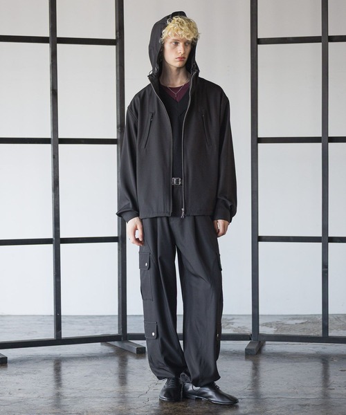HARE(ハレ)の「【SET UP対応】3Dカーゴパンツ(HARE)(カーゴパンツ・メンズ・ブラック/グレー/ブルー・SMALL/MEDIUM)」の5枚目の写真