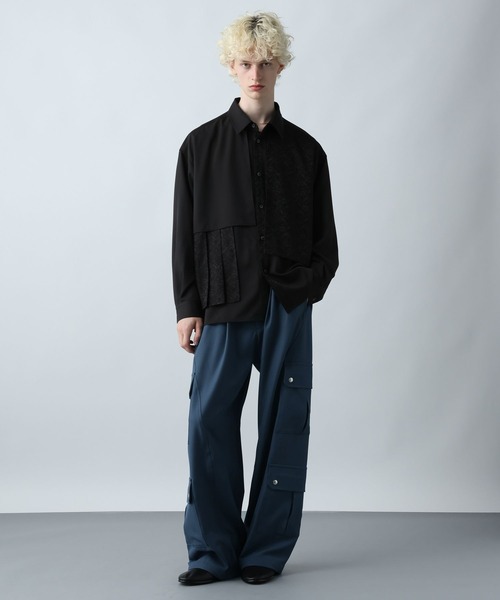 HARE(ハレ)の「【SET UP対応】3Dカーゴパンツ(HARE)(カーゴパンツ・メンズ・ブラック/グレー/ブルー・SMALL/MEDIUM)」の12枚目の写真
