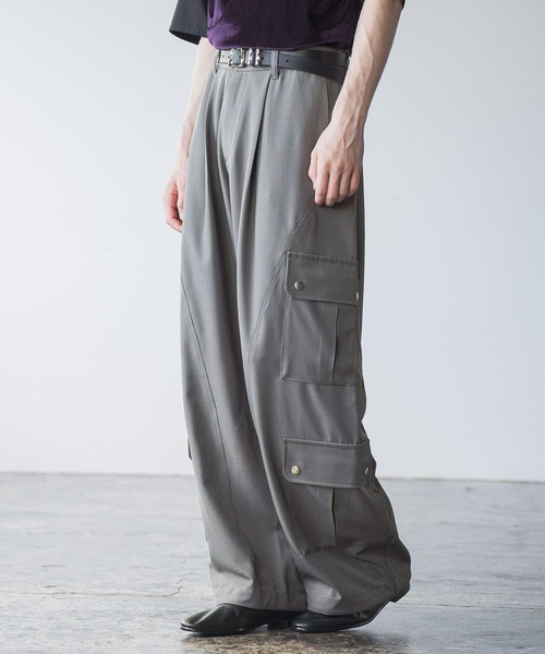 セール】【SET UP対応】3Dカーゴパンツ(HARE)（カーゴパンツ）｜HARE