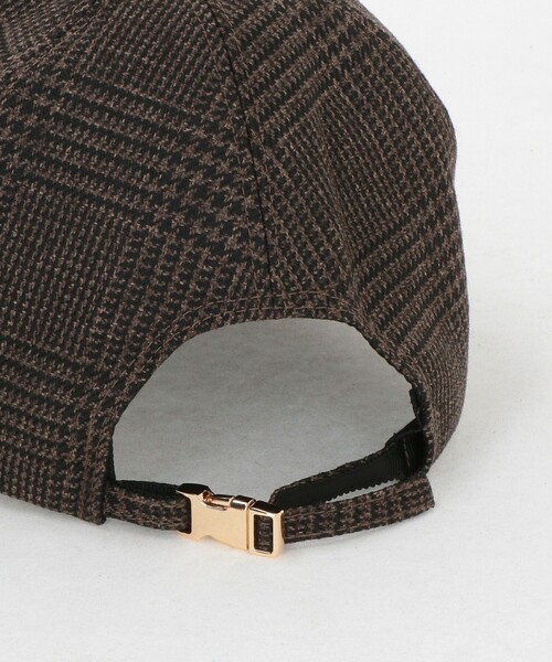 UNITED ARROWS(ユナイテッドアローズ)の「グレンチェック キャップ UV(キャップ・レディース・ダークブラウン・FREE)」の10枚目の写真