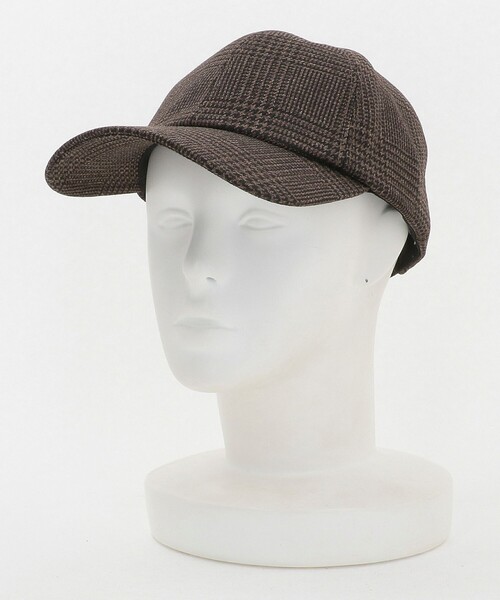 UNITED ARROWS(ユナイテッドアローズ)の「グレンチェック キャップ UV(キャップ・レディース・ダークブラウン・FREE)」の14枚目の写真