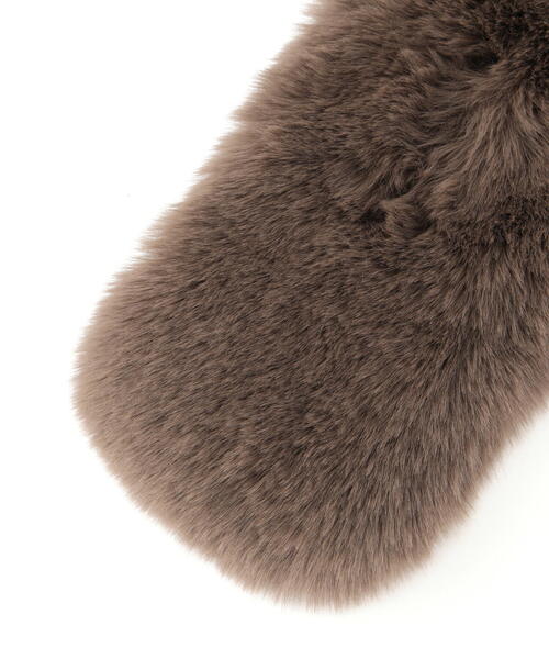 NATURAL BEAUTY BASIC（ナチュラルビューティーベーシック）の「◇フェイクファーティペット（ストール/ショール・レディース・ホワイト系その他/ダークブラウン/ブラウン/オフホワイト・FREE）」の7枚目の写真