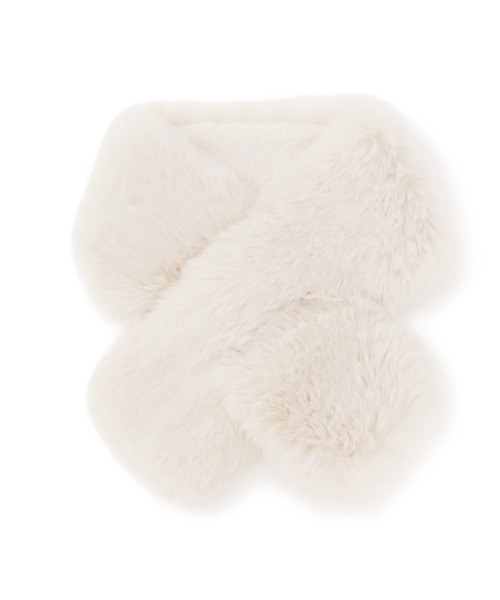 NATURAL BEAUTY BASIC（ナチュラルビューティーベーシック）の「◇フェイクファーティペット（ストール/ショール・レディース・ホワイト系その他/ダークブラウン/ブラウン/オフホワイト・FREE）」の6枚目の写真