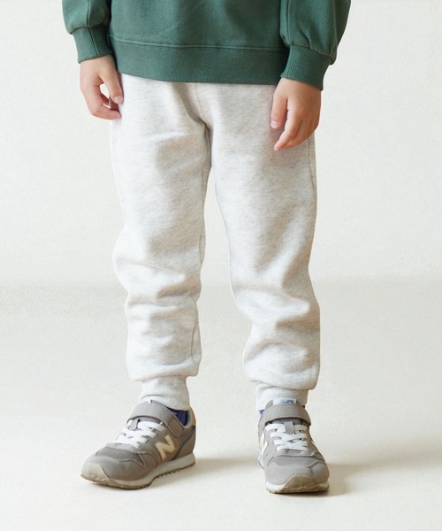 SKAPE（エスケープ）の「ﾌﾟﾁﾌﾟﾘｼﾞｮｶﾞｰﾊﾟﾝﾂ（スウェットパンツ・キッズ・グリーン/パープル/レッド/ネイビー/ブラック/アイボリー/ブラック系その他/グレー・120cm/110cm/100cm/90cm/80ｃｍ/130cm）」の2枚目の写真