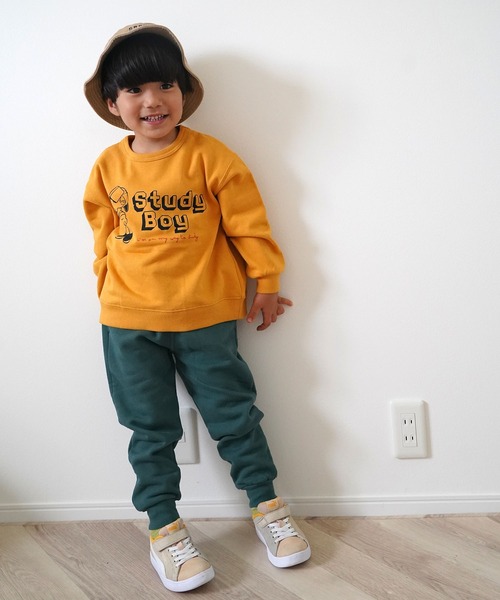 SKAPE（エスケープ）の「ﾌﾟﾁﾌﾟﾘｼﾞｮｶﾞｰﾊﾟﾝﾂ（スウェットパンツ・キッズ・グリーン/パープル/レッド/ネイビー/ブラック/アイボリー/ブラック系その他/グレー・120cm/110cm/100cm/90cm/80ｃｍ/130cm）」の19枚目の写真