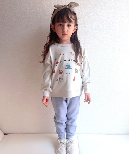 SKAPE（エスケープ）の「ﾌﾟﾁﾌﾟﾘｼﾞｮｶﾞｰﾊﾟﾝﾂ（スウェットパンツ・キッズ・グリーン/パープル/レッド/ネイビー/ブラック/アイボリー/ブラック系その他/グレー・120cm/110cm/100cm/90cm/80ｃｍ/130cm）」の20枚目の写真