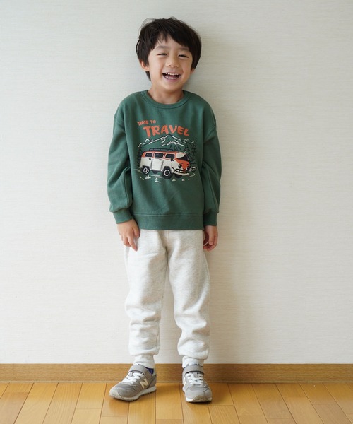 SKAPE（エスケープ）の「ﾌﾟﾁﾌﾟﾘｼﾞｮｶﾞｰﾊﾟﾝﾂ（スウェットパンツ・キッズ・グリーン/パープル/レッド/ネイビー/ブラック/アイボリー/ブラック系その他/グレー・120cm/110cm/100cm/90cm/80ｃｍ/130cm）」の22枚目の写真