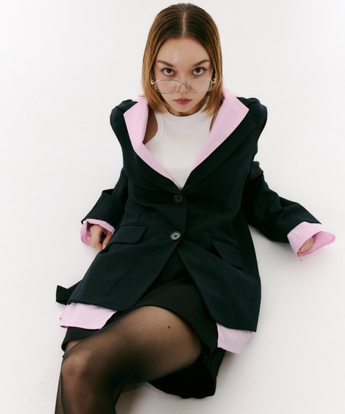 dium.レイヤードジャケット美品 レイヤードジャケット（テーラードジャケット）｜JUST A NOON