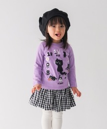 CHEEK ROOM | CHEEK ROOM/チークルーム ねこ時計　ロングＴシャツ(Tシャツ/カットソー)