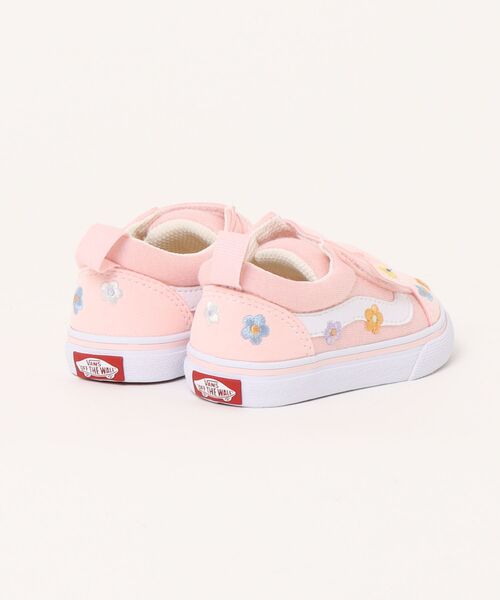 VANS（バンズ）の「VANS ヴァンズ 12-165(H) OLD SKOOL オールドスクール V36TDL BLT EB.F PNK/WHT/FLW（スニーカー・キッズ・ピンク・12/12.5/13/13.5/14/14.5/15 /15.5/16/16.5）」の2枚目の写真