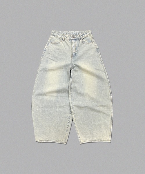 centimeter(センチメーター)の「Balloon muddy denim(デニムパンツ・メンズ・ブラック/インディゴブルー/ダークインディゴブルー・MEDIUM/LARGE/X-LARGE)」の2枚目の写真