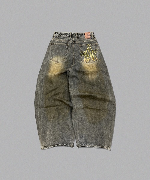 centimeter(センチメーター)の「Balloon muddy denim(デニムパンツ・メンズ・ブラック/インディゴブルー/ダークインディゴブルー・MEDIUM/LARGE/X-LARGE)」の8枚目の写真