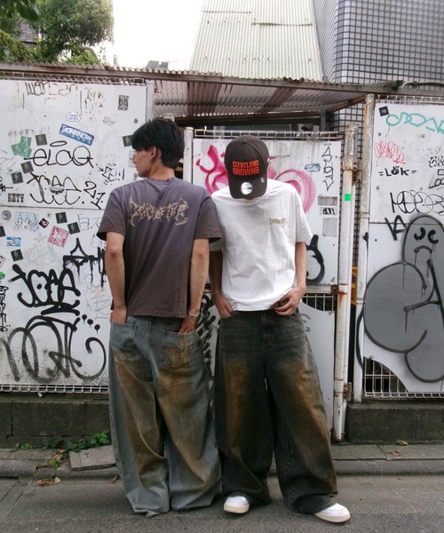 centimeter(センチメーター)の「Balloon muddy denim(デニムパンツ・メンズ・ブラック/インディゴブルー/ダークインディゴブルー・MEDIUM/LARGE/X-LARGE)」の7枚目の写真