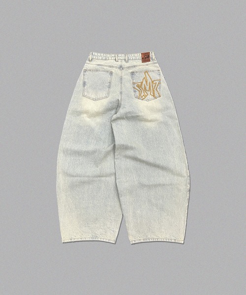 centimeter(センチメーター)の「Balloon muddy denim(デニムパンツ・メンズ・ブラック/インディゴブルー/ダークインディゴブルー・MEDIUM/LARGE/X-LARGE)」の9枚目の写真