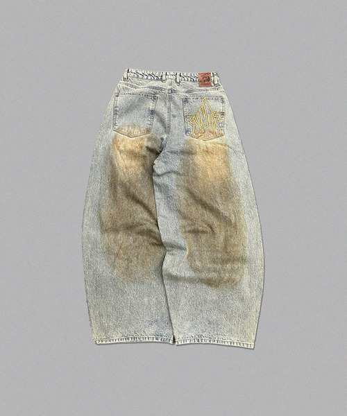 centimeter(センチメーター)の「Balloon muddy denim(デニムパンツ・メンズ・ブラック/インディゴブルー/ダークインディゴブルー・MEDIUM/LARGE/X-LARGE)」の10枚目の写真