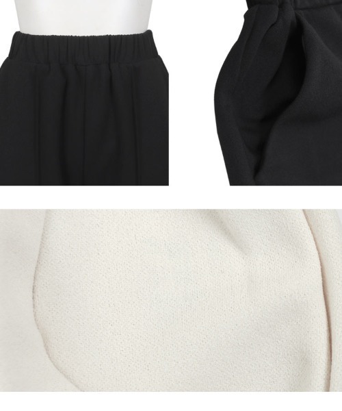 Petitle（プチレ）の「[ 低身長向けサイズ ] 美脚見えストレッチイージーパンツ（その他パンツ・レディース・ブラック/アイボリー系/ブラウン・PL/PM）」の4枚目の写真