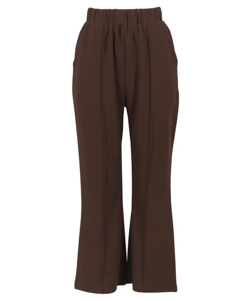 Petitle（プチレ）の「[ 低身長向けサイズ ] 美脚見えストレッチイージーパンツ（その他パンツ・レディース・ブラック/アイボリー系/ブラウン・PL/PM）」の7枚目の写真