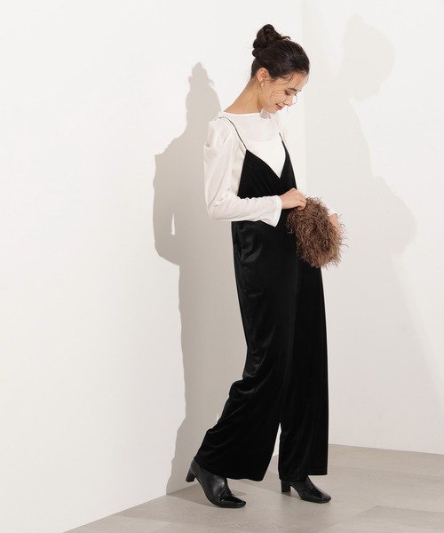 N.(N. Natural Beauty Basic)(エヌエヌナチュラルビューティーベーシック)の「フロッキートップス(Tシャツ/カットソー・レディース・ブラック/ブルー/ホワイト・MEDIUM)」の8枚目の写真