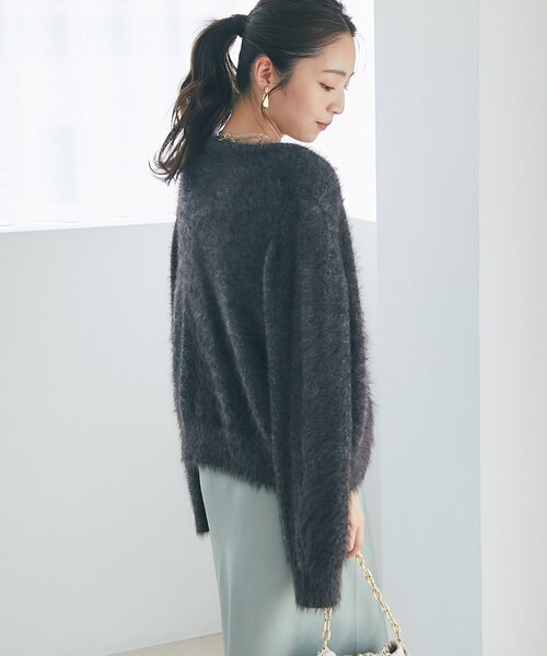 人気！タグ付き新品♡ ラブティックボンボン ヘアリーフェザーニット