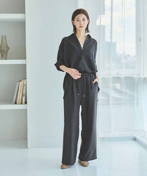 LAKOLE（ラコレ）の「サップVTGオーバーシャツ / 592572（シャツ/ブラウス・レディース・ライトベージュ/スミクロ/チャコール/ブラウン・FREE）」の11枚目の写真